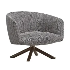 Gallotti Radice Livre Swivel Armchair